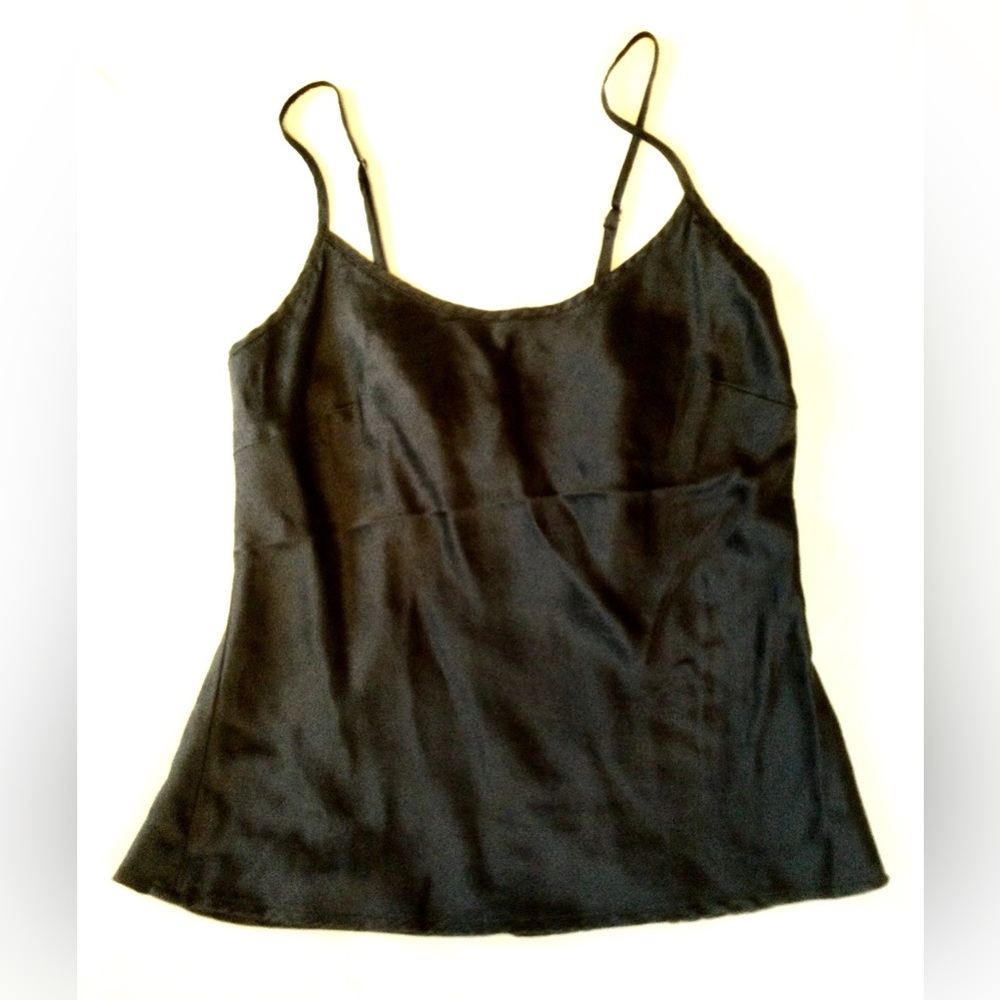 Pure Silk Black Camisole Size 4